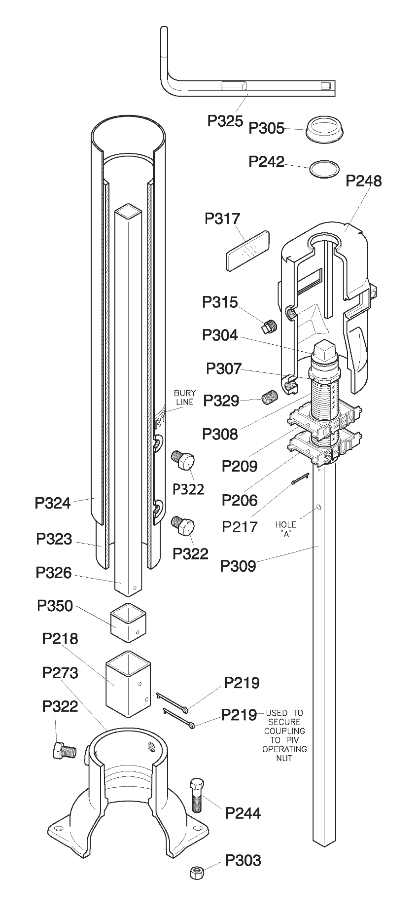 U-20807 Parts Drawing