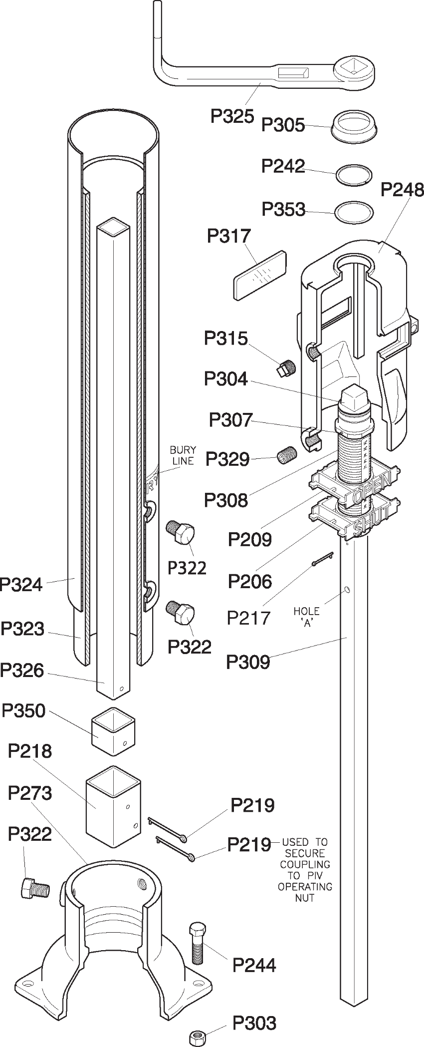 U-20806 Parts Drawing