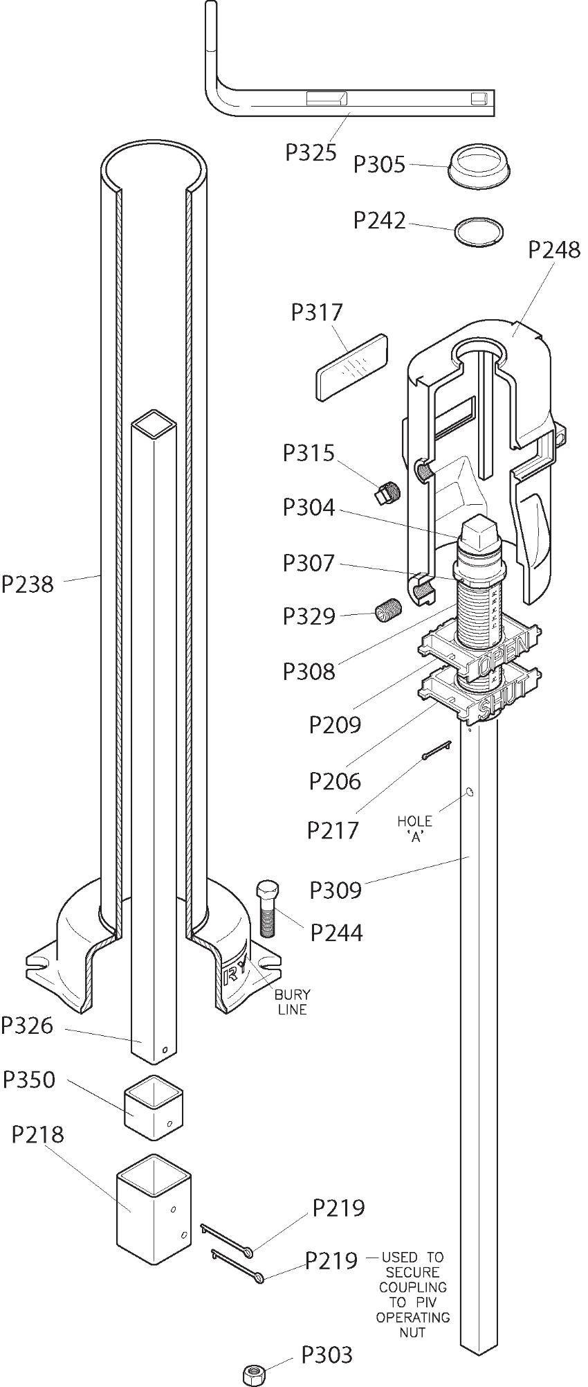 U-20809 Parts Drawing